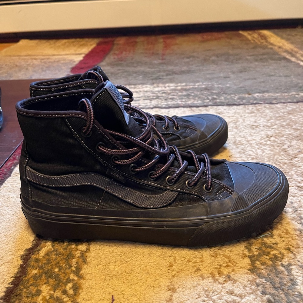 Vans Black Ball Hi HF MTE Black/Black mens size 9.5 - Rare!